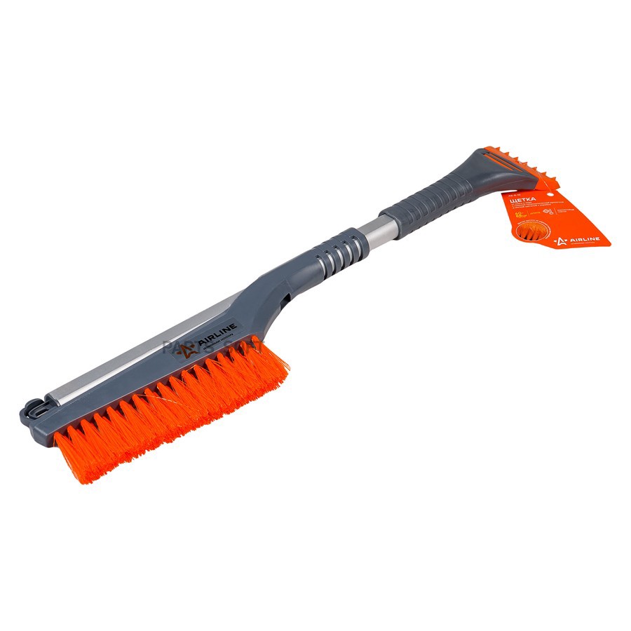 Щетка от снега и льда телескопическая 60-88 см "AIRLINE" со скребком - AIRLINE None None